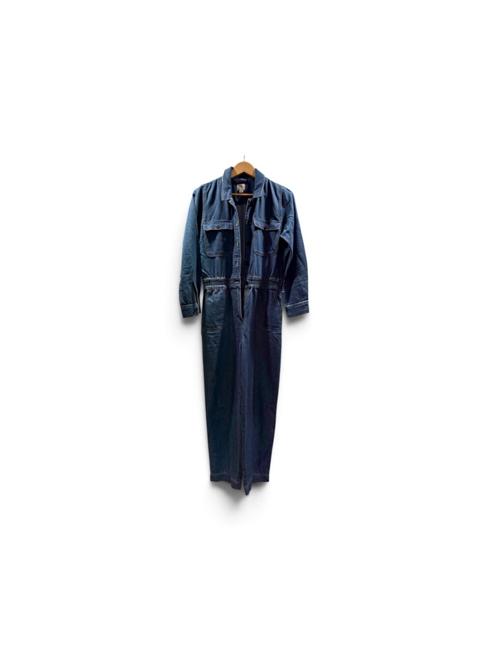 J. Crew Dark Blue Denim Jumpsuit